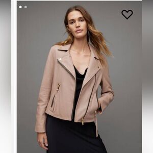 ALLSAINTS LEATHER Dalby Biker jacket